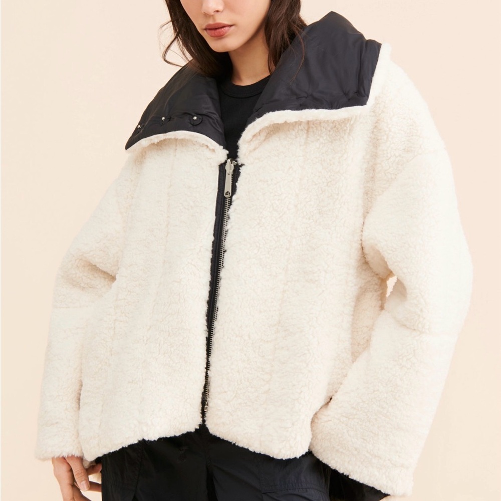 Free People | We The Free Isra Cozy Puffer Jacket - Reversible NWOT - Picture 4 of 13